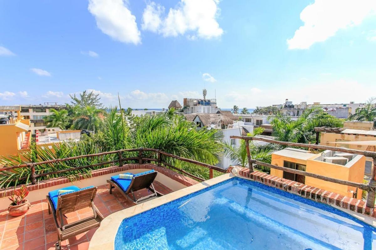 Beachside 3br Penthouse With Private Pool And Ocean Views Playa del Carmen